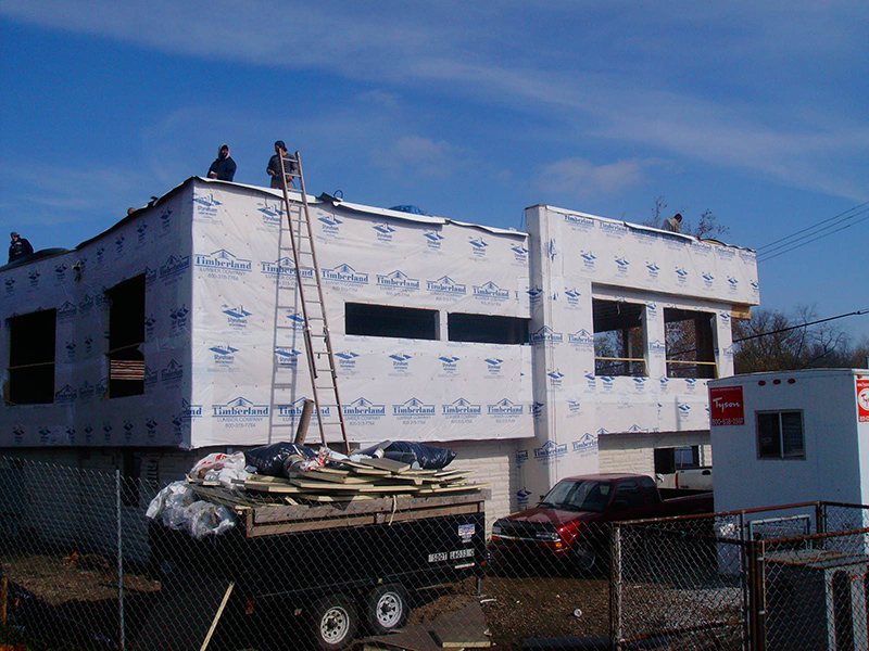 Frog's Random Rippling - Rockdale Building construction