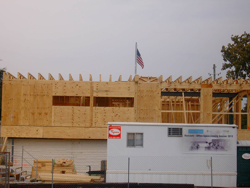 Frog's Random Rippling - Rockdale Building construction