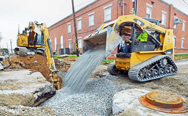 Random Rippling - Construction behind Johnny's Market