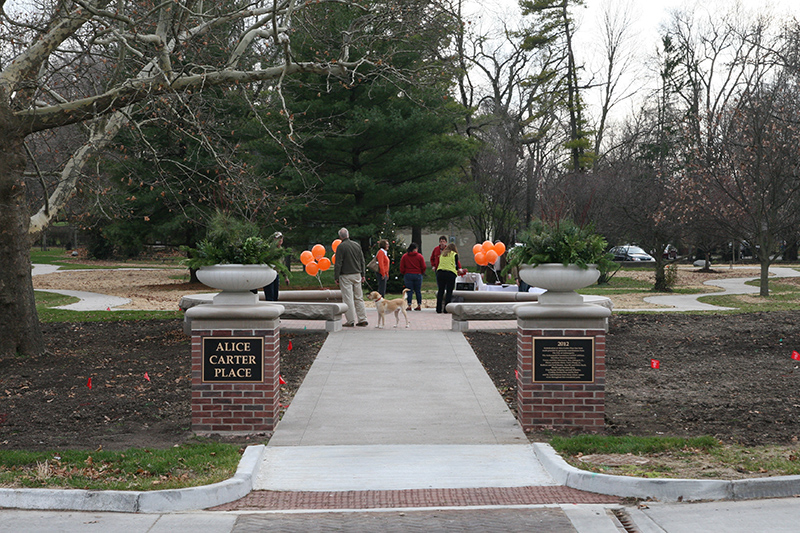 Alice Carter Place re-dedication