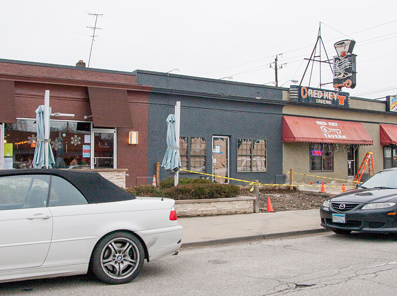 Random Rippling - construction at 5164 North College 