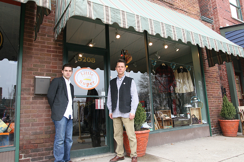 Adam and Rhet Lickliter of Little Super at 52nd and College Avenue.