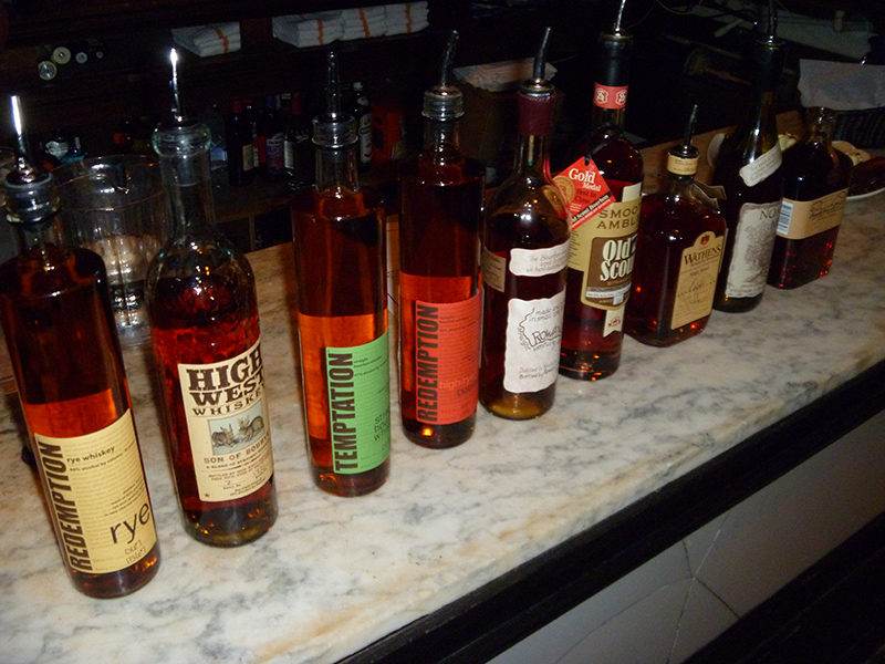 Random Rippling - Corner Wine Bar Bourbon tasting event