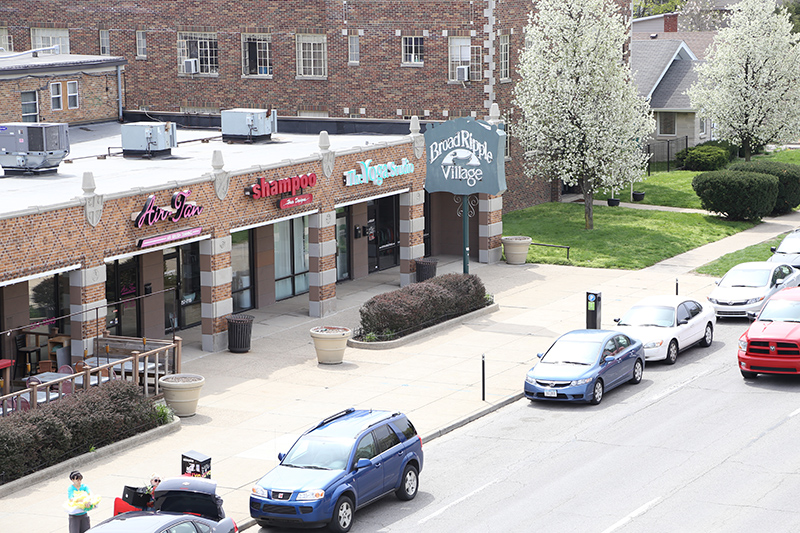 There is a completely new view of Broad Ripple now... 