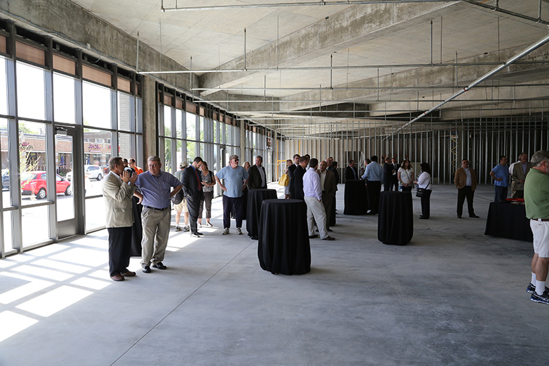 Random Rippling - Garage ribbon cutting