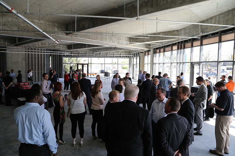 Random Rippling - Garage ribbon cutting