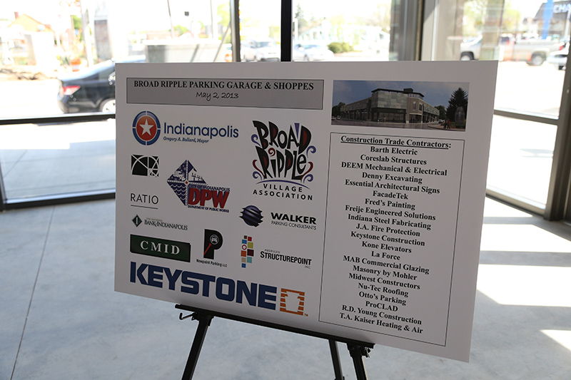 Random Rippling - Garage ribbon cutting