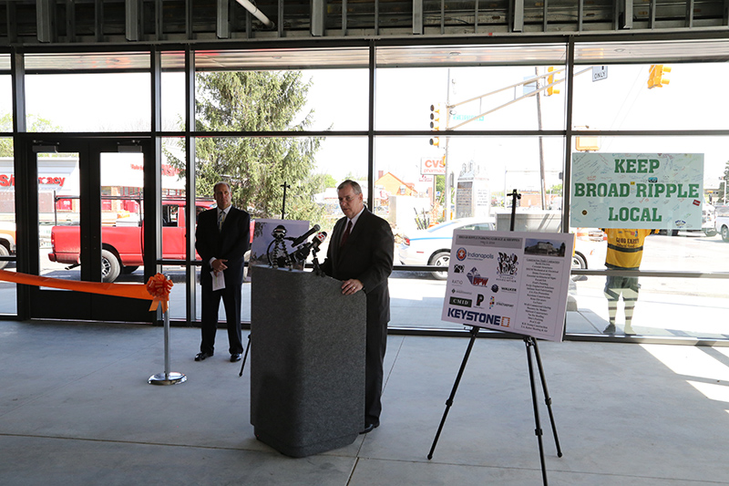 Random Rippling - Garage ribbon cutting