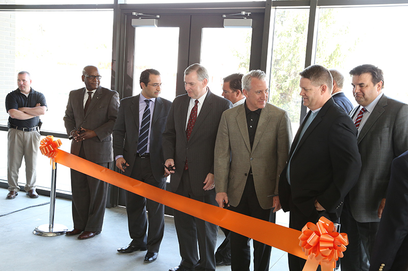 Random Rippling - Garage ribbon cutting