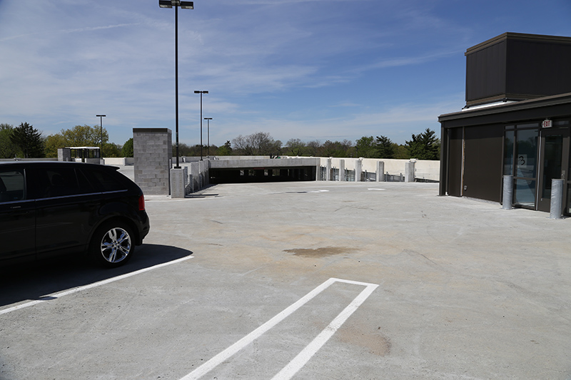 Random Rippling - Garage ribbon cutting