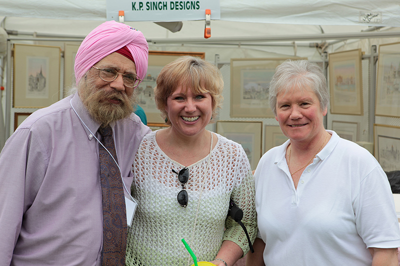 K.P. Singh has won juried invitations to 43 consecutive Broad Ripple Art Fairs. He is always a favorite stop for friends and photographers