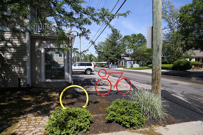 Random Rippling - Kayak Pools bike rack