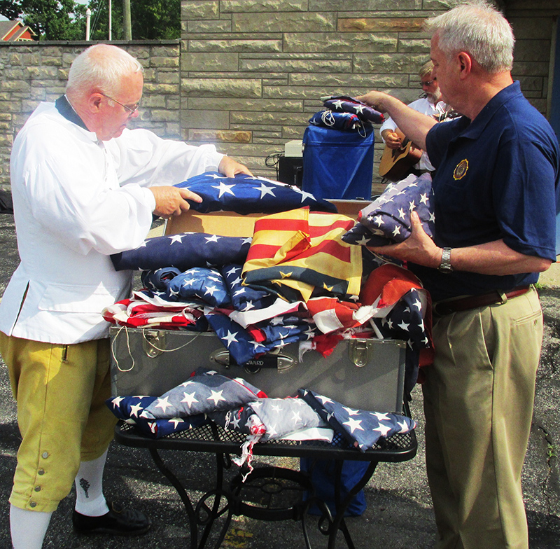 Frog's Random Rippling - Flag Retirement Ceremony