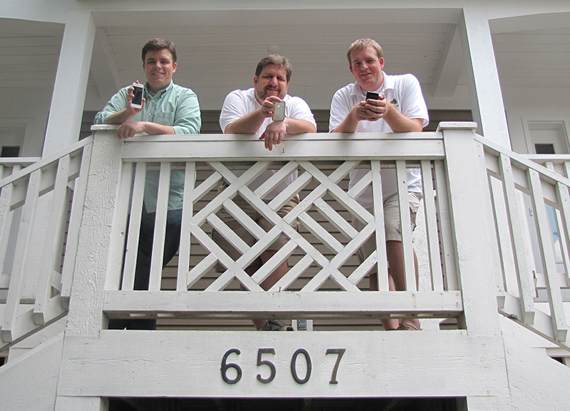 Connect Thank principals (left to right) Chris Waugh, Chris Swinefurth and Justin Bolles.