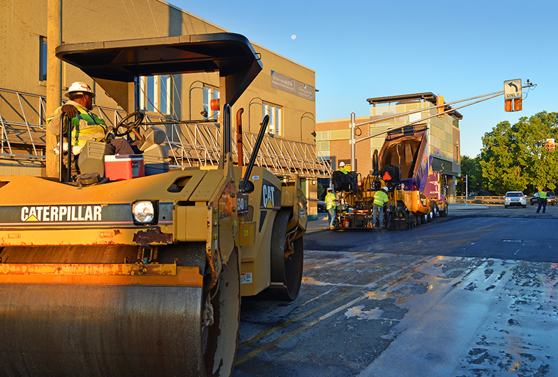 TRAFFIC WARNING - College southbound lanes changed again