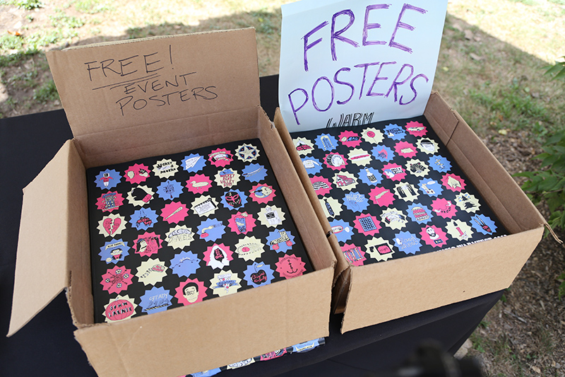 daily WARMfest band posters