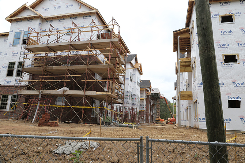 Random Rippling - Construction all around the Village