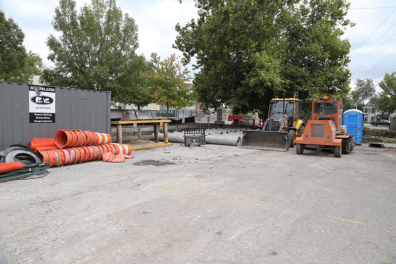 Random Rippling - Construction all around the Village