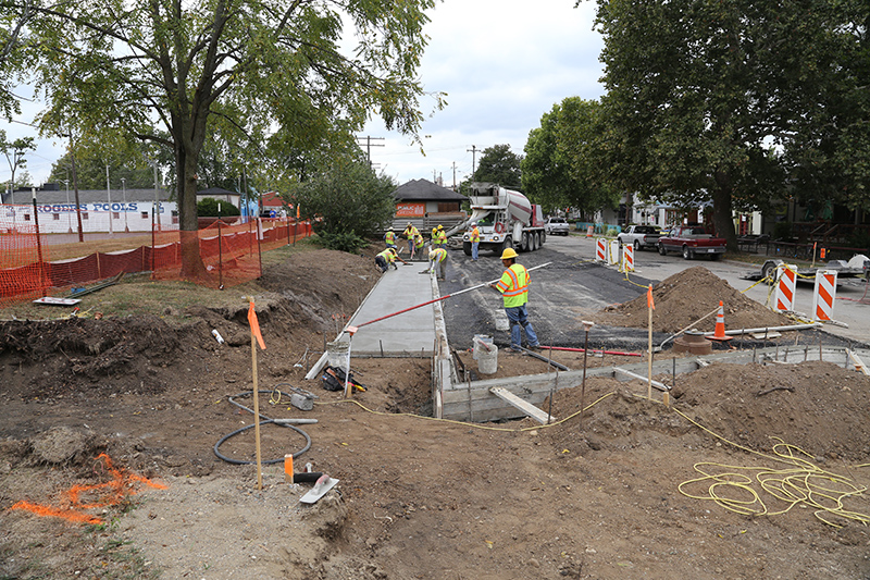 Random Rippling - Construction all around the Village