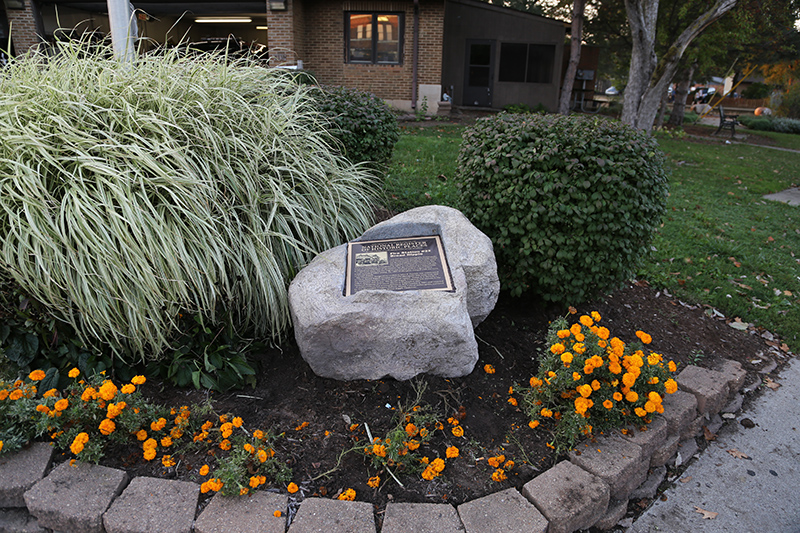 Random Rippling - Fire Station #32 boulder unveiled