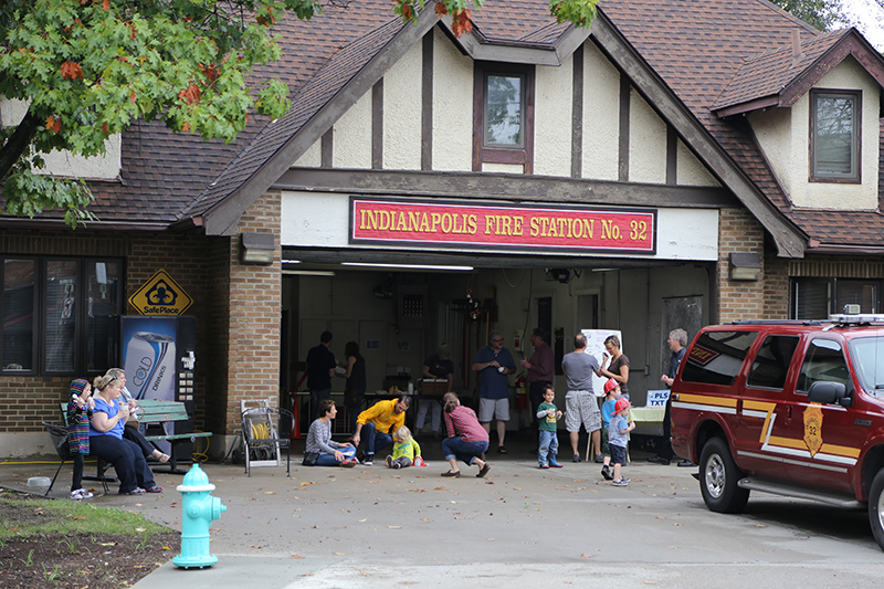 Random Rippling - Fire Station #32 boulder unveiled
