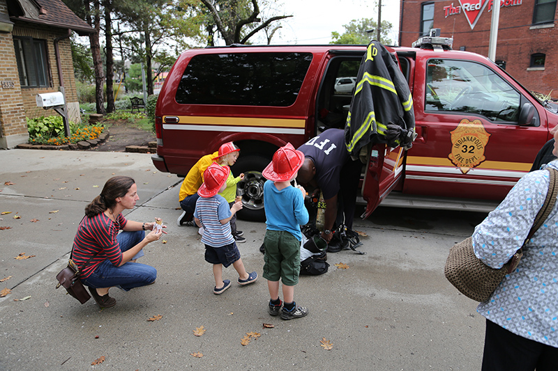 Random Rippling - Fire Station #32 boulder unveiled
