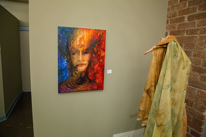 One of the pieces of artist Sofiya Inger featured at The Bungalow