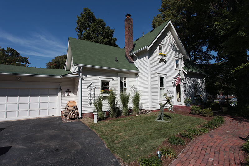 A beautiful, clear day brought out a good crowd to visit the homes of the 2013 Broad Ripple Historic Home Tour, including this one at 1669 Kessler Boulevard East Drive.