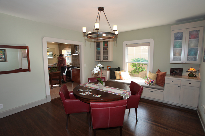 Bright and open rooms made the these historic homes feel warm and spacious, like this one at 6107 Carrollton Avenue.