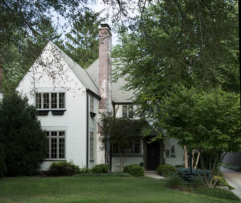 An English Tudor with Spanish influences is on the 2013 Midtown Holiday Home Tour.