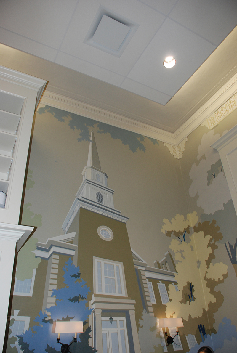 Robertson Hall mural at Butler Unversity. 