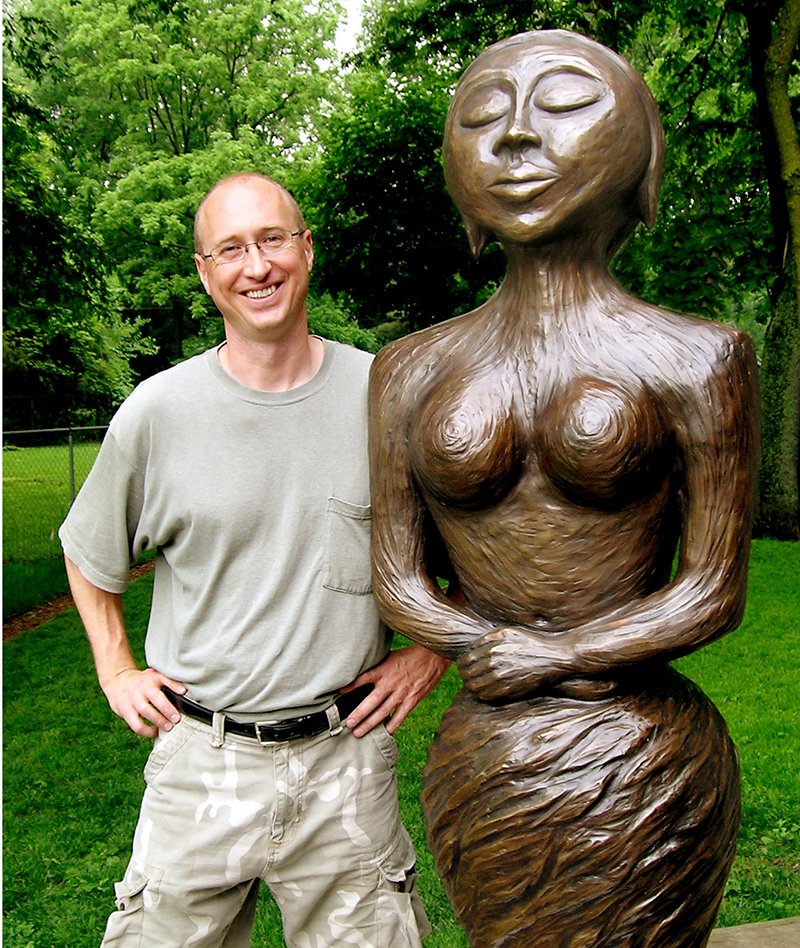 Patrick Mack - Art on the Monon Trail - by Mario Morone 