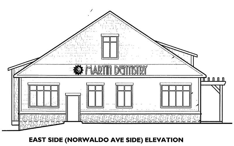A rendering of the proposed Martin Dentistry building at 1724 Broad Ripple Avenue.