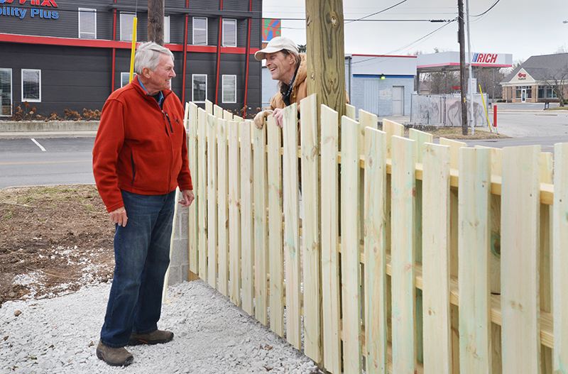 Random Rippling - New Fence