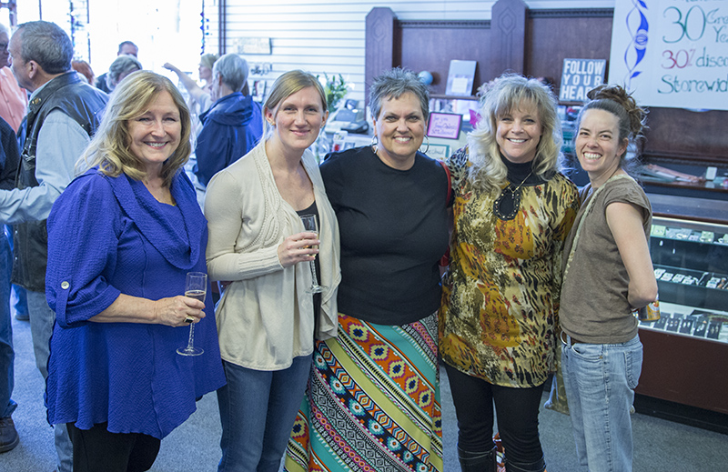 Left to Right: A reunion of Chelsea's girls - Maureen Purcell, Alison Kearns, Teri Obst, Lisa Griffin, Molly Hedge