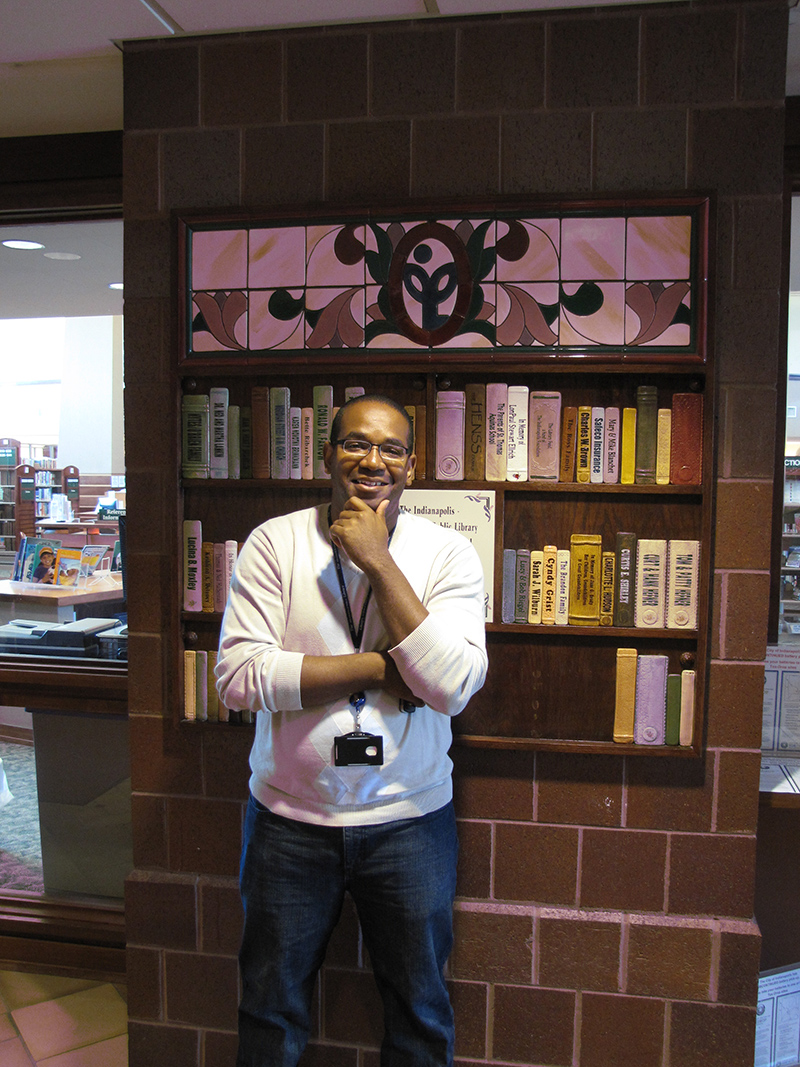 College Avenue Library branch manager Rodney Freeman.