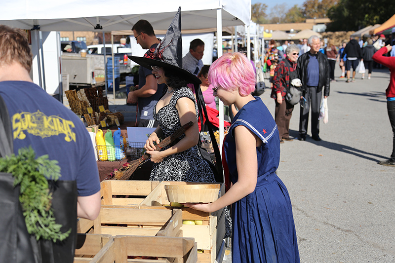 Even witches shop at the market