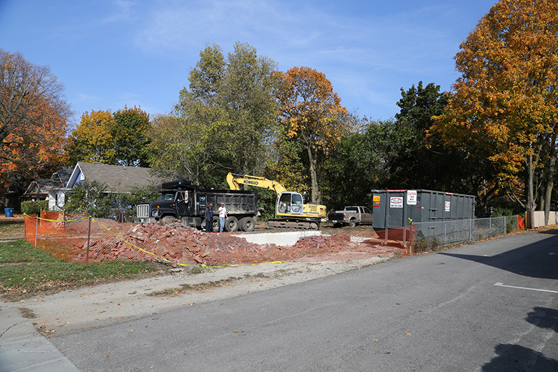 Random Rippling - Houses Razed at 59th and College 