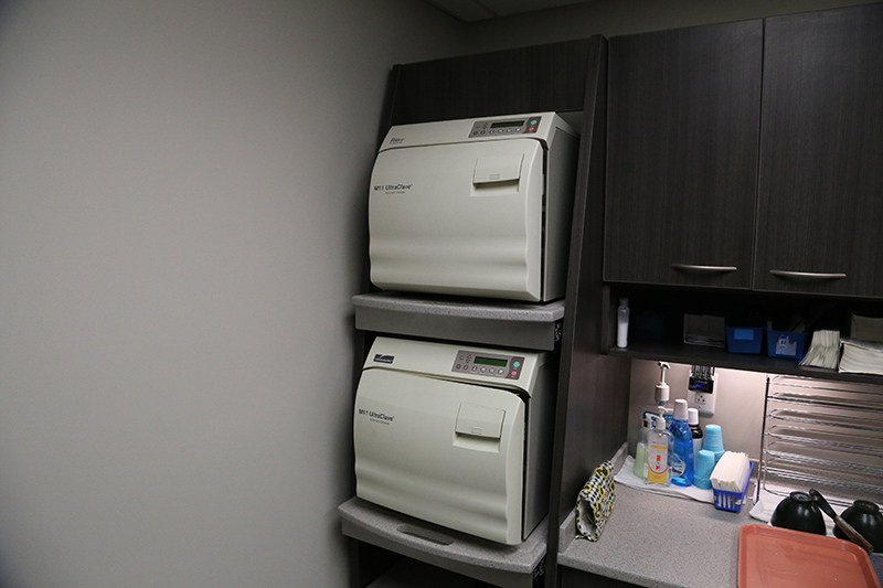Random Rippling - Glendale Dental Associates remodel 