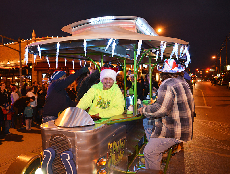 Broad Ripple <i>Lights up!</i> 