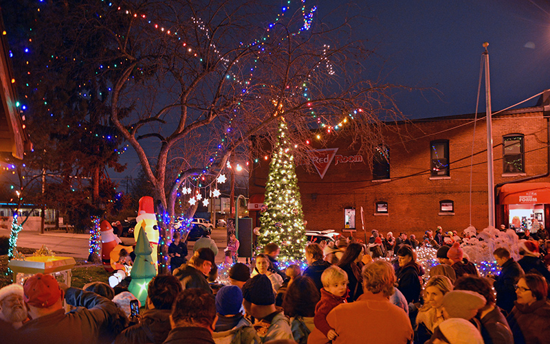The lighting of the Christmas Tree