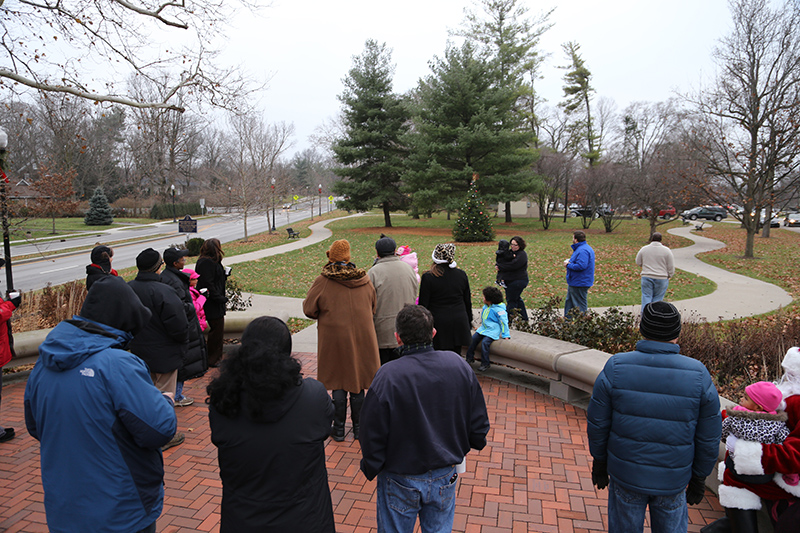 Random Rippling - Alice Carter Place Tree Lighting 