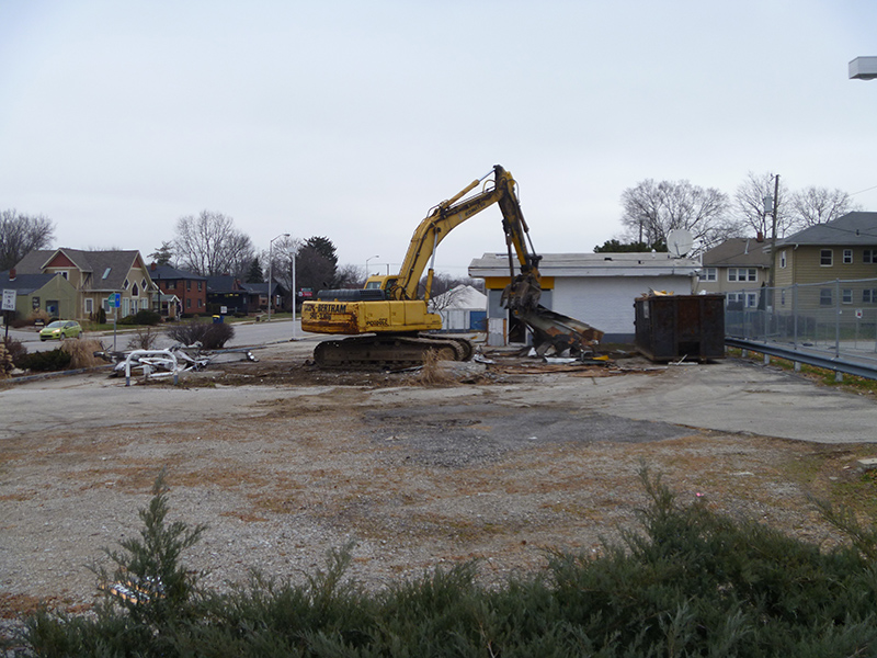 Random Rippling - Demolition on canal