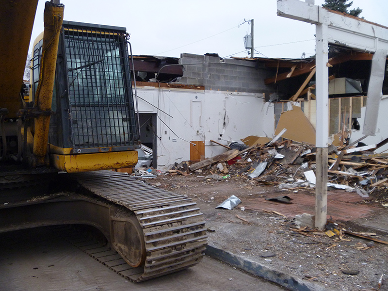 Random Rippling - Demolition on canal