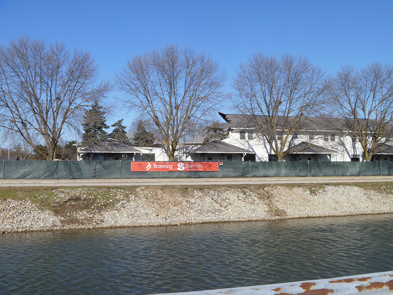 Random Rippling - Demolition on canal