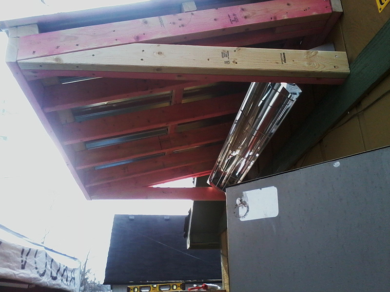 Frog's Random Rippling - Connor's Pub installing outdoor heaters