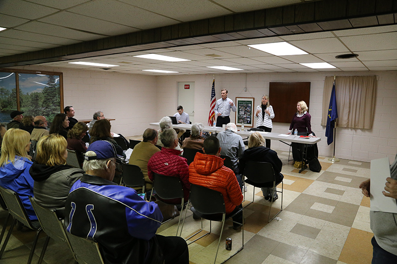 Town of Rocky Ripple meeting - levee issues