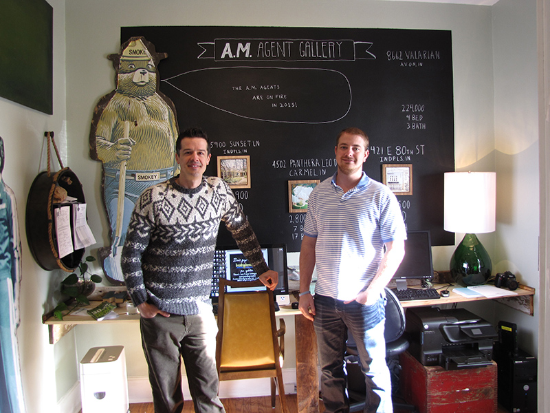 J.J. and Zac Canull own A.M. Real Estate and A.M. Gallery.