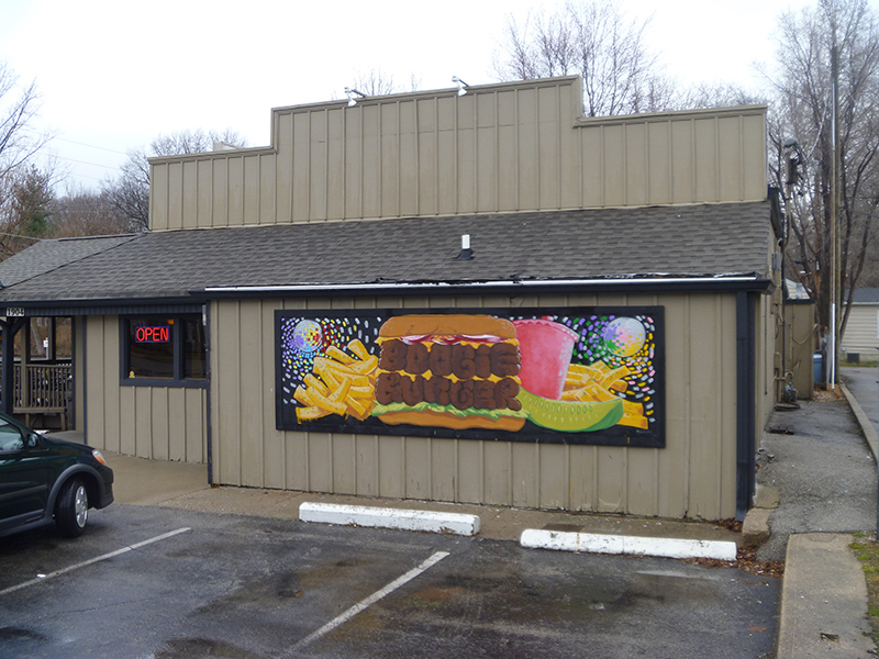 Random Rippling - Boogie Burger mural