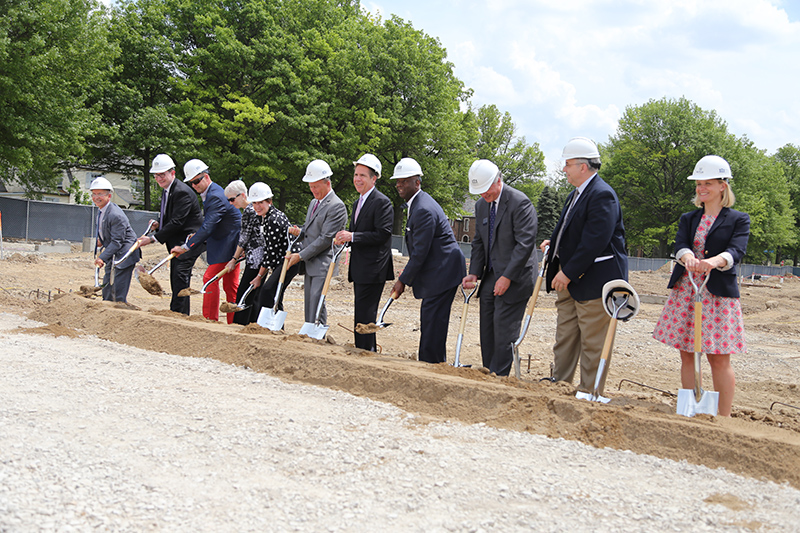 Random Rippling - Groundbreaking at Butler